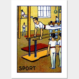 1910 Men's Gymnastics Posters and Art